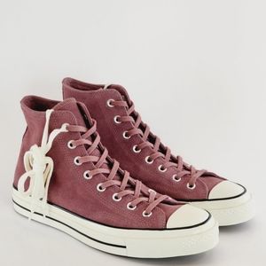 Converse Chuck 70 Hi Saddle/Egret/Black Suede Unisex Sneakers A01456C NWT